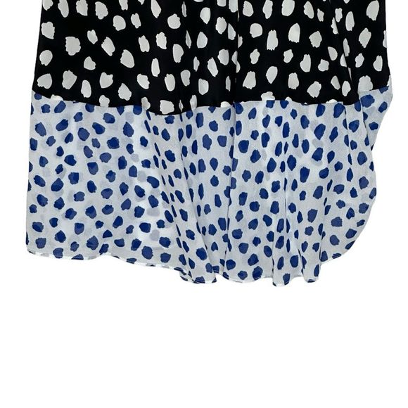 RIXO London Chelsea Dress Silk Polka Dot Maxi | Size M - Picture 9 of 12